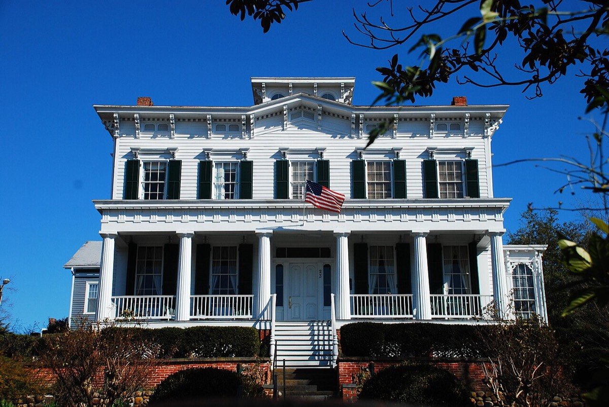 Historic DeRosset House in downtown Wilmington, North Carolina